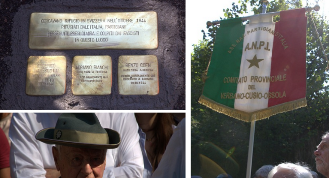 Craveggia erinnert an gefallene Partisanen: Drei Stolpersteine an den Bagni