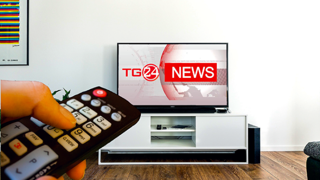 700 tv 24 tg telecomando per pulsante app