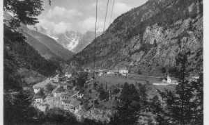 Macugnaga fraz Pestarena intorno 1946