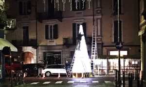 albero natale rossi
