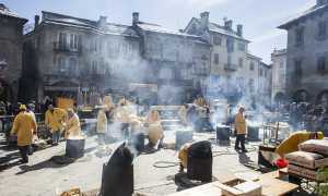 carnevale polenta piazza mercato