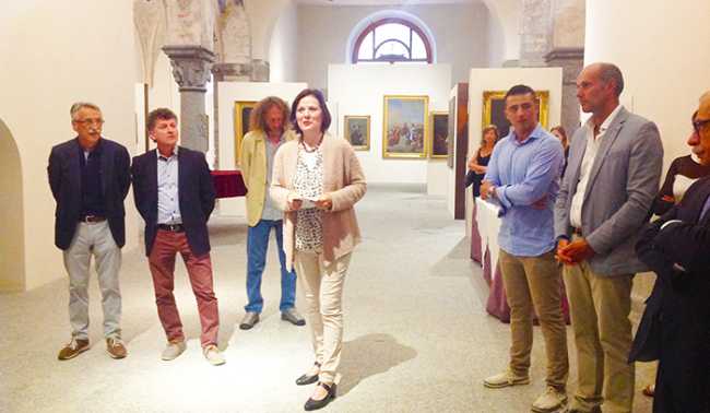 inaugurtazione mostra uhman francesco