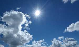 sole cielo blu