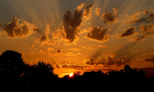 sole nuvole