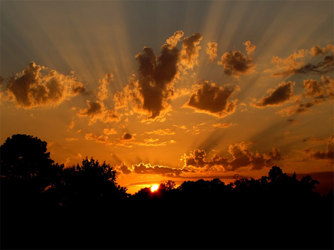 sole nuvole