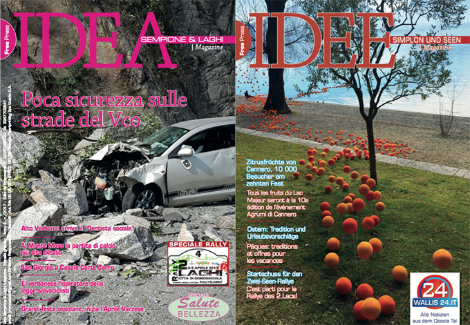 Soeben erschienen: die neue Nummer unseres Magazins "Idee Simplon und Seen"