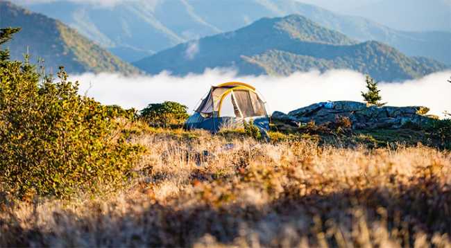 tenda montagna