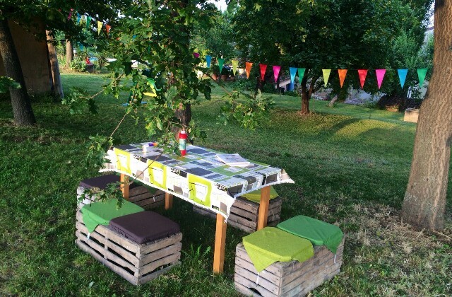 campeggio giardino