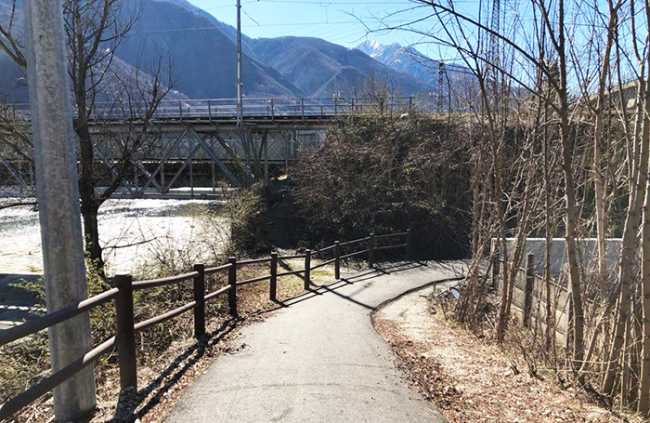 pista ciclabile fiume 
