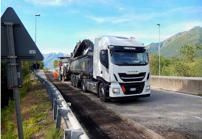 Neuer Umbau durch Anas auf die Überführungen der Straßen 337 und 33 zum Simplon Pass