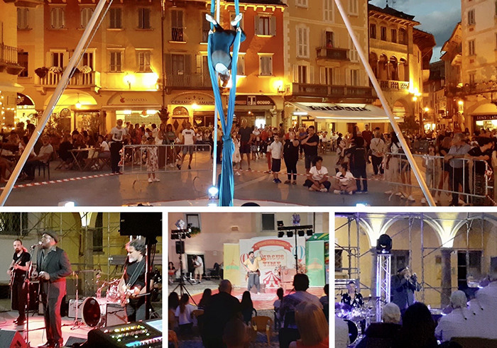 Jeden Donnerstagabend ist es in der Altstadt Domodossolas immer wieder Straßenfest