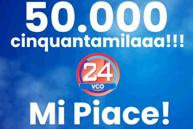 Die  Facebook Seite von VCO24 erreichte 50.000 "Likes“ 